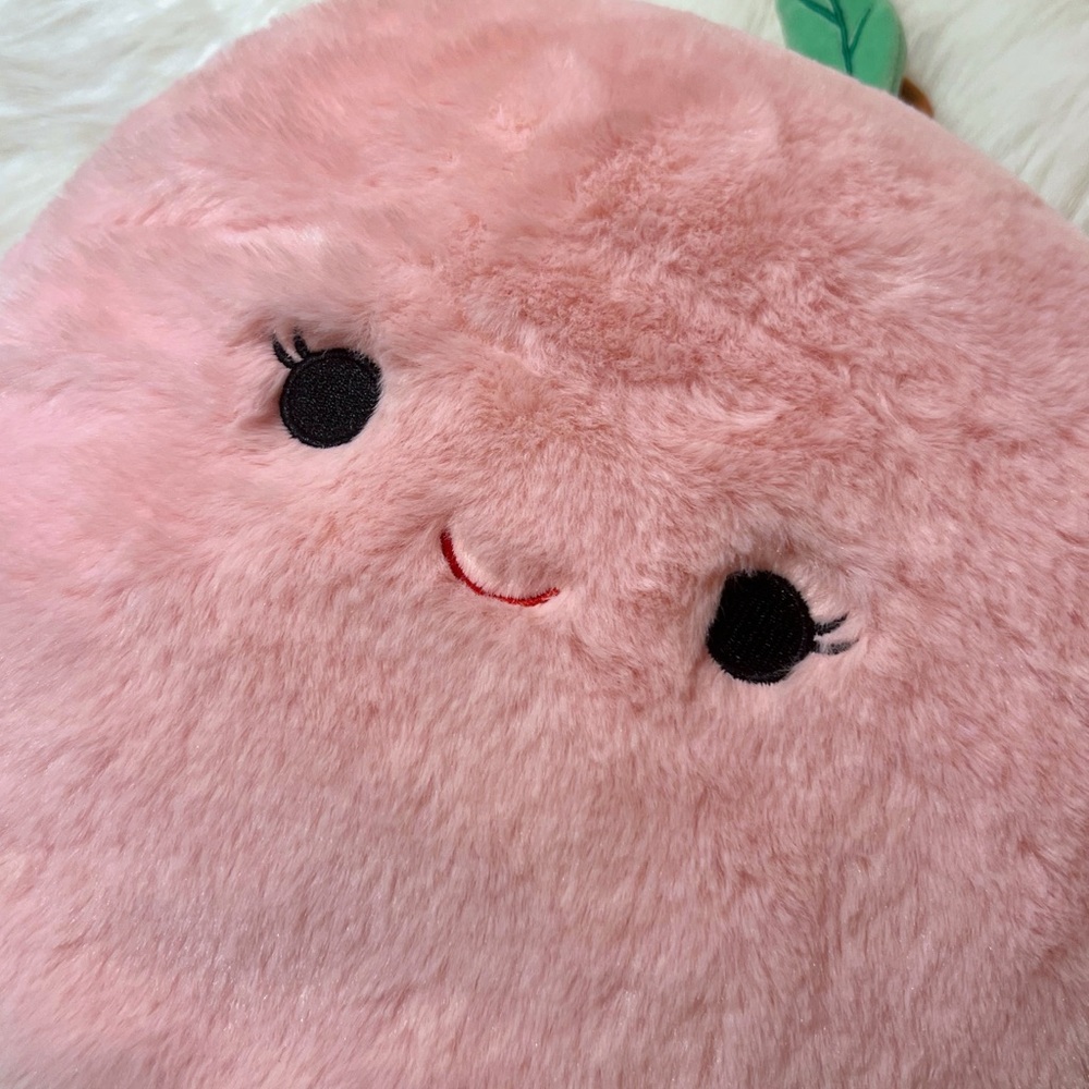 Fuzzamallow Phyllis the peach 12” plush - Picture 2 of 4